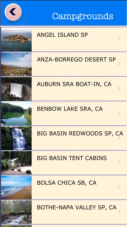 California Campgrounds & RV Parks Guide