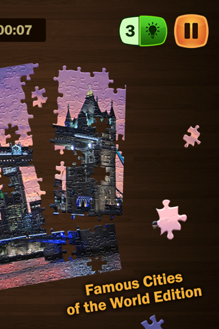 Collection of Jigsaw Puzzle Games for Kids and Adults - Famous Cities of the World Edition screenshot 2