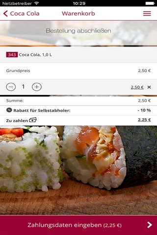 Ika Sushi Hamburg screenshot 3