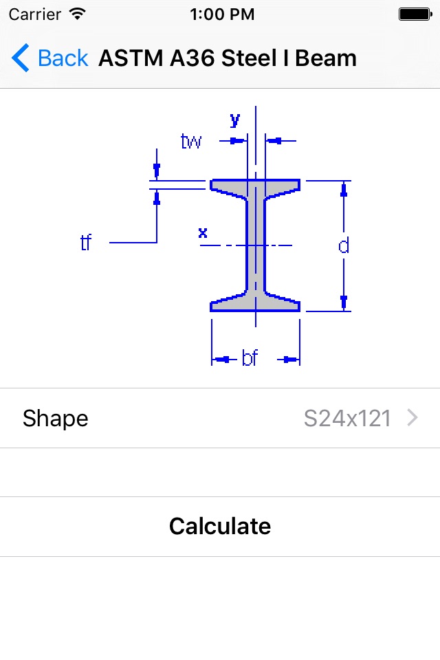 Structural Shapes - Civil & Mechanical Engineers screenshot 4