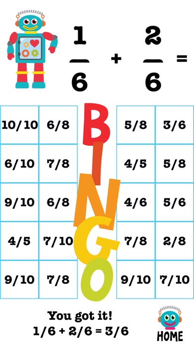 How to cancel & delete Booop Bop: Bingo Fractions from iphone & ipad 3