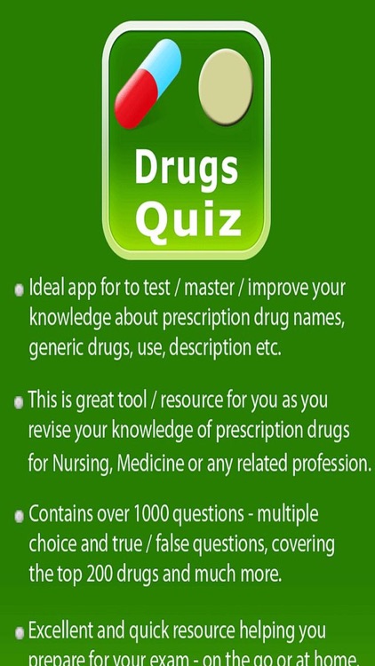 Medication and Pharmaceutical Drugs Quiz