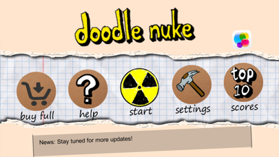 How to cancel & delete Doodle Nuke from iphone & ipad 1