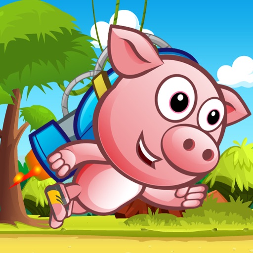 Jetpack Pig - Free Addictive Endless Game Icon