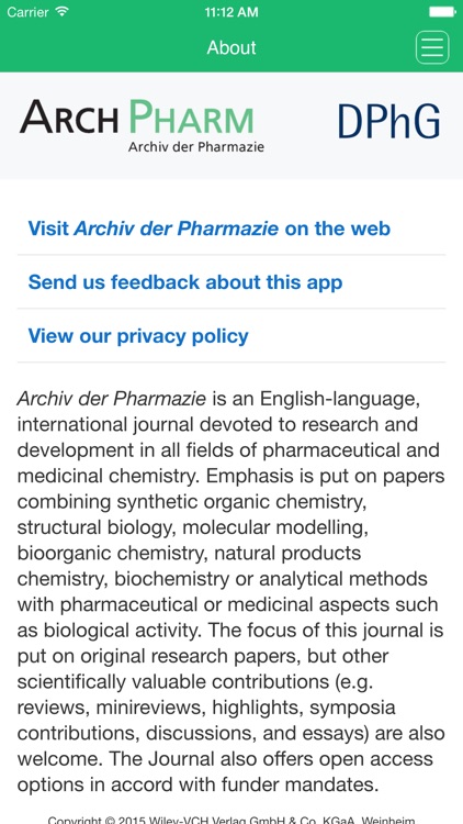 Archiv der Pharmazie screenshot-4