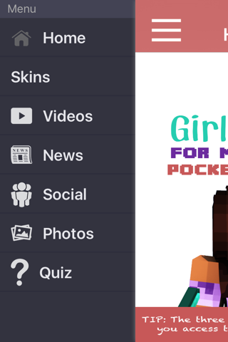 HD Girl Skins For Minecraft Pocket Edition screenshot 3