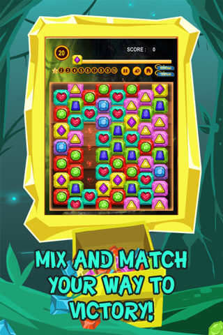 Diamond Miner Match 3 Gem Quest screenshot 2