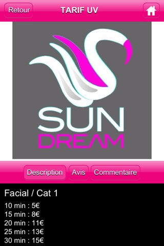 Sun Dream Salon de Bronzage screenshot 3