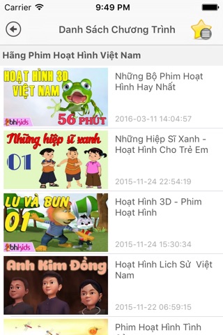 Video Của Bé - Video truyen co tich, tieng anh cho be yeu screenshot 2