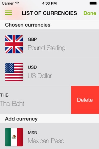 Exchange Rates TTT screenshot 4