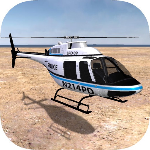 Police Helicopter On Duty 3D iOS App