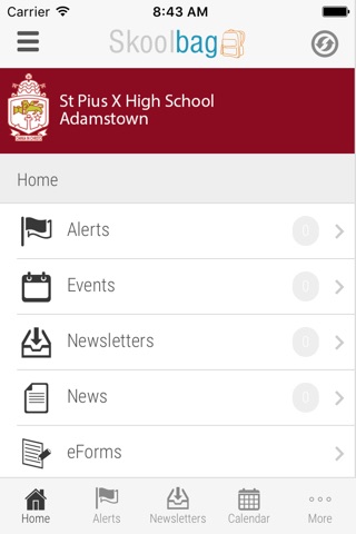 St Pius X High School Adamstown - Skoolbag screenshot 2