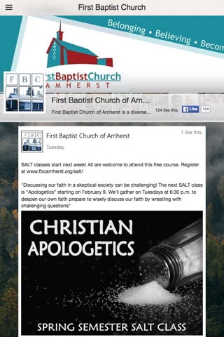 FBC of Amherst screenshot 2