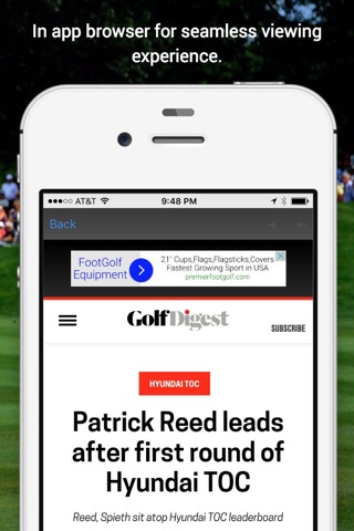 Yardage - Breaking Golf News & Results screenshot 3