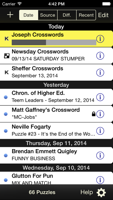 Crosswords Classic screenshot1