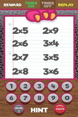 Multiplication Monster screenshot 3