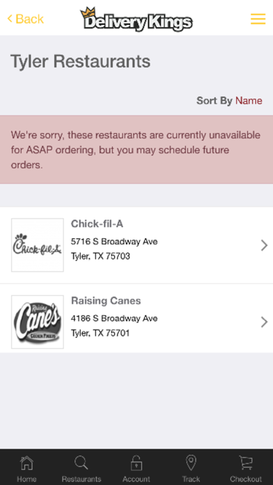 How to cancel & delete Delivery Kings Restaurant Delivery Service from iphone & ipad 3