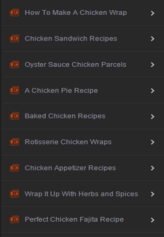 Chicken Wrap Recipes screenshot 3