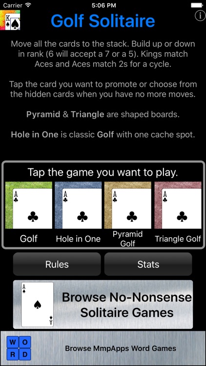 Golf Solitaire - Classic screenshot-0