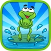 Froggy Jumper Pro - Jump on bamboo leaves and don't let snake reach frog in flood