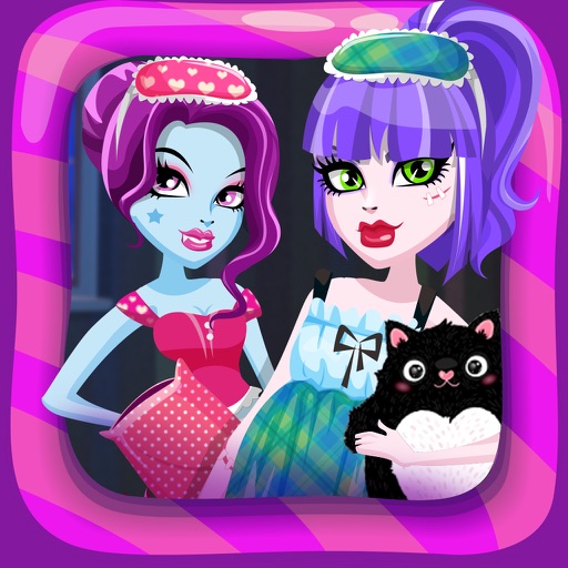Monster Girls Pajama Sleepover Dress Up – PJ Party Games for Kids Free icon