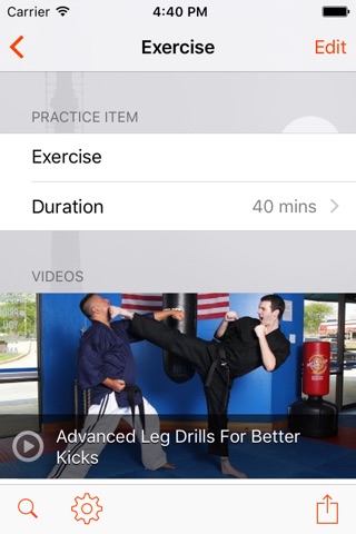 InfiniteKarate Practice Planner screenshot 3