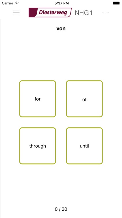 Notting Hill Gate Vokabeltrainer 1 screenshot-3