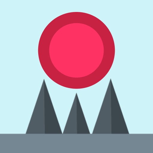 Spiky Dead Zone: Bouncing Ball Can't Jump on the Spikes icon