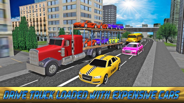 Car Transporter Truck Trailer Parking simulator