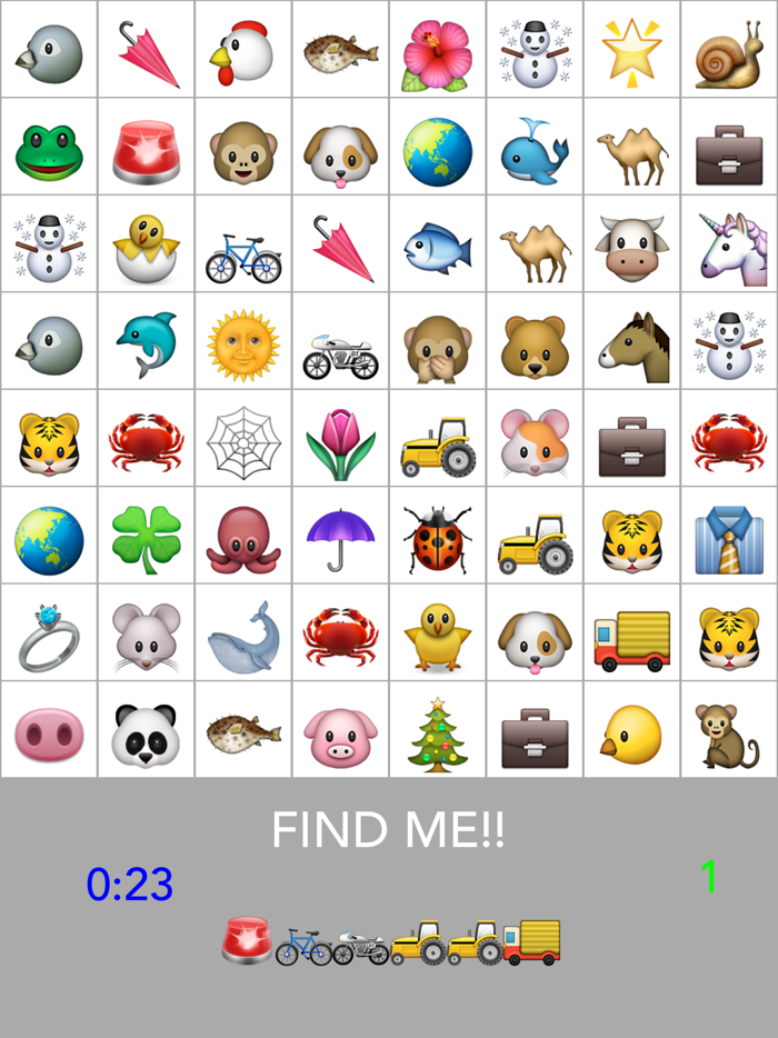 Emoji One Word Search