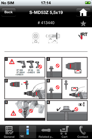 Hilti Screw & Nail Selector screenshot 4