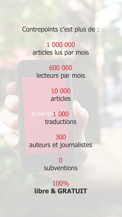 How to cancel & delete Contrepoints - journal en ligne d'actualité from iphone & ipad 2