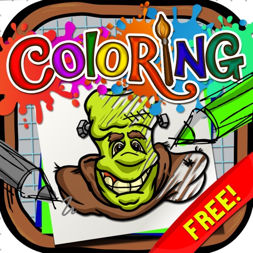 Coloring Book : Painting  Picture Zombies Cartoon  Free Edition icon