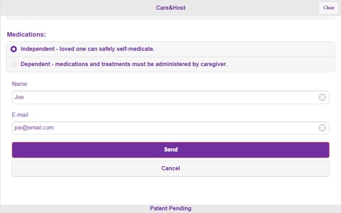Care&Host Assessment Survey screenshot 3