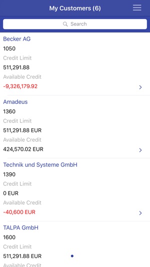 Unvired Account Receivables