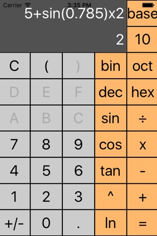Base Converter and Calculator screenshot 2