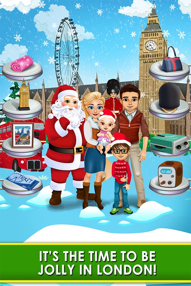 Little Christmas Santa Vacation Salon - baby xmas doctor spa games! screenshot 2