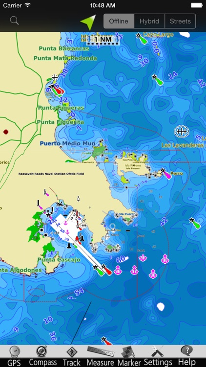 Puerto Rico GPS Nautical charts screenshot-3