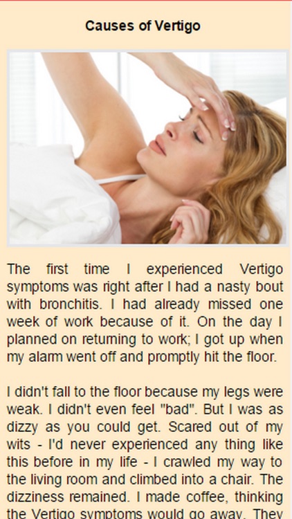 Causes Of Vertigo