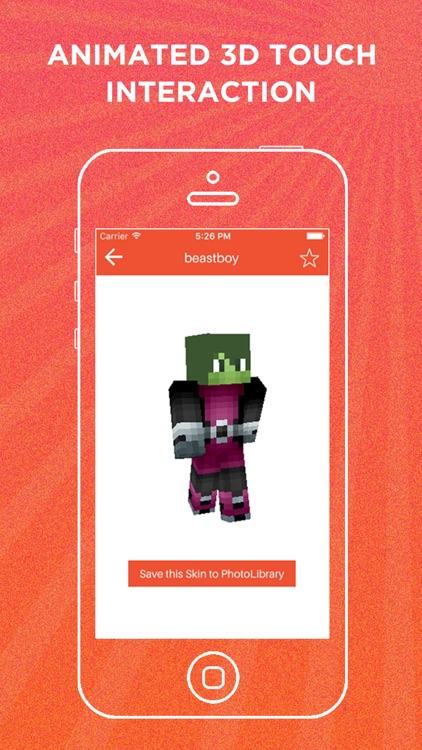 PE Cartoon Skins for Minecraft Game