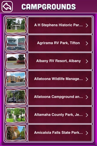 Georgia Campgrounds Offline Guide screenshot 2