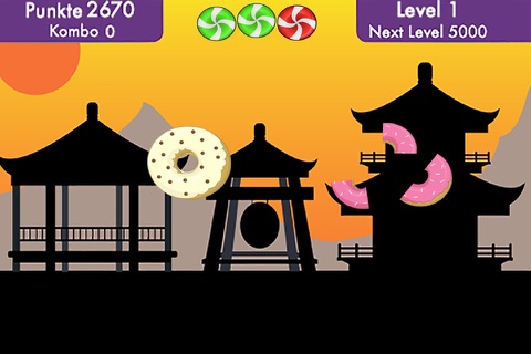 Donut Klopper - Zerteile die Donuts wie ein Ninja - náhled