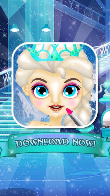 Ice Princess Wedding Salon - christmas make-up spa games for girls! screenshot-4