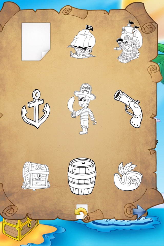 Pirate Coloring Book Free screenshot 2