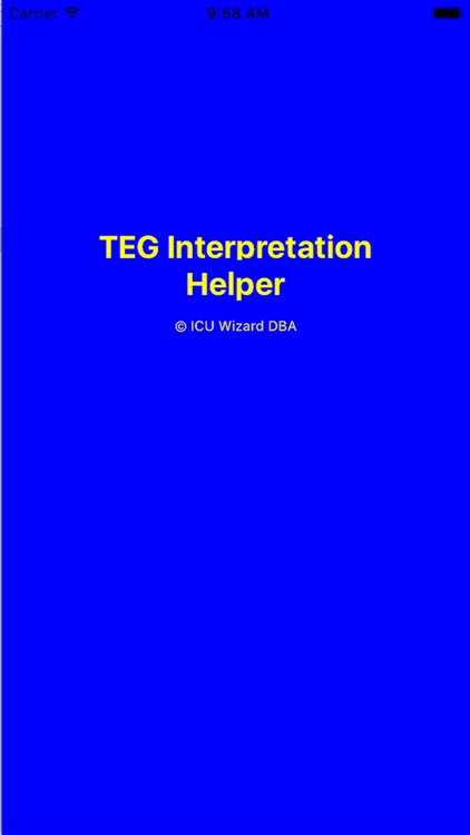 TEG Interpretation Helper