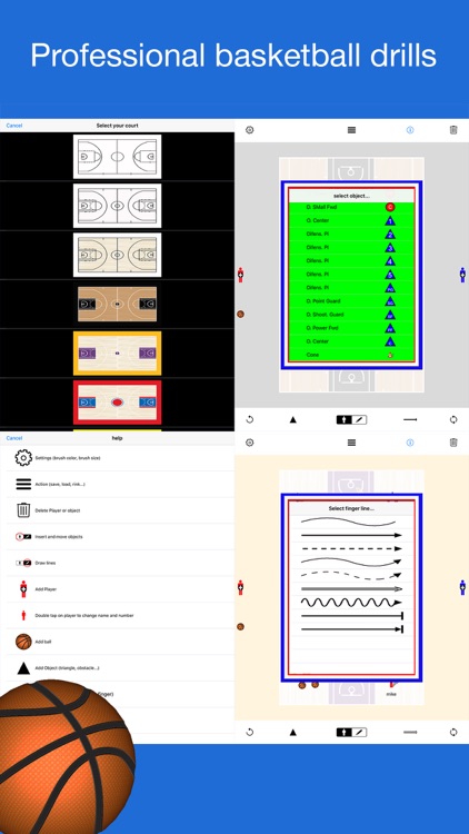 Basketball coaching board screenshot-3