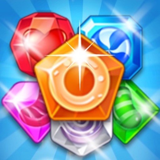 Jewel Smash Mania - 3 match puzzle crush game Icon