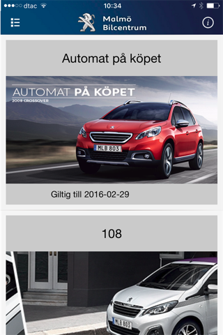 Peugeot Malmö screenshot 4