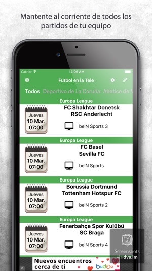 Futbol en la Tele(圖1)-速報App