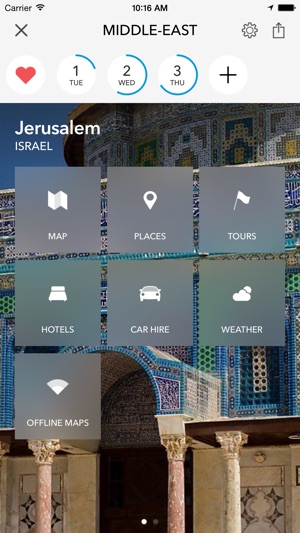 Middle East Trip Planner, Travel Guide & Offline City Map fo(圖1)-速報App